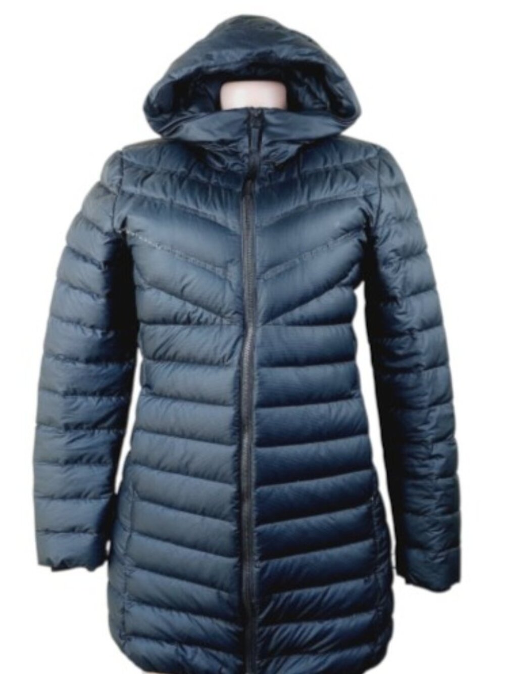 Nike Women's Black Sportswear Hooded Insulated Down Parka Jacket Size S